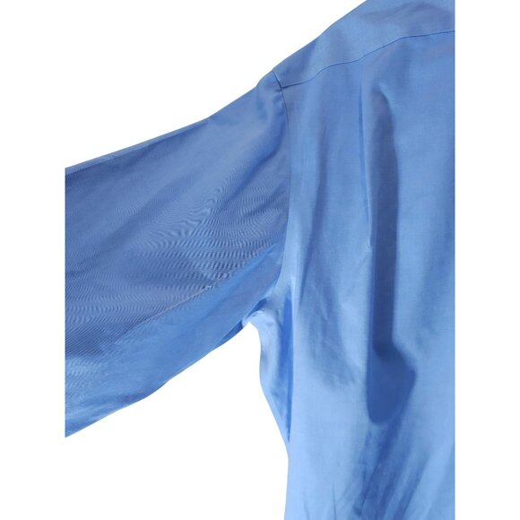 Jos. A. Bank Men's Classic-Fit Light Blue Dress Shirt, Long Sleeve Button-Down, - Picture 8 of 11